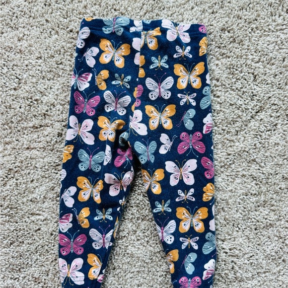 Carters baby girls butterfly outfit 2 piece set pants and shirt size 12 months - Picture 9 of 9